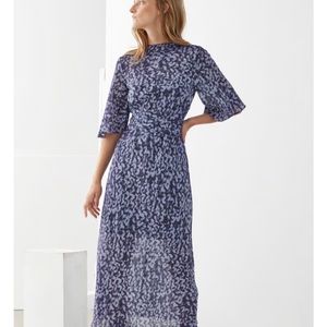 & Other Stories blue dress